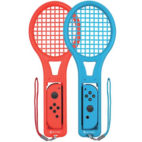 Ematic Nintendo Switch Tennis Racket Pack Red Blue Walmart Com