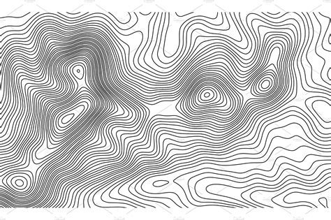 Topographic Map Contour Background Topo Map With