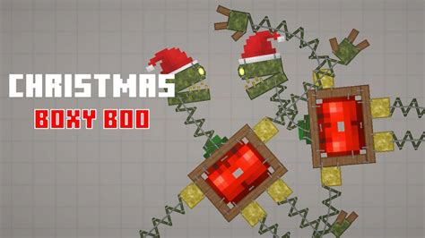 How To Make Christmas Boxy Boo In Melon Playground People Playground