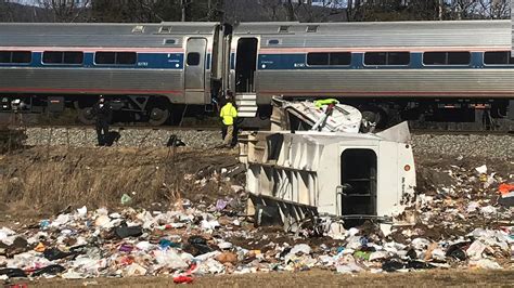 One Dead After Train Hits Garbage Truck Cnn Video