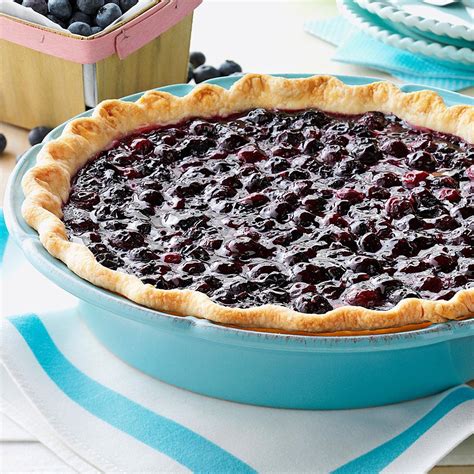 Contest Winning Fresh Blueberry Pie Recipe Taste Of Home