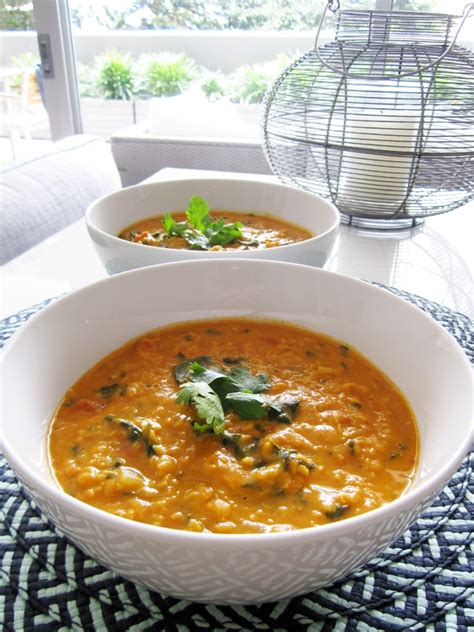 Vegan Coconut Curry Lentil Soup Recipe W Photos