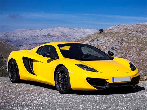 Yellow Sports Car Hd Wallpaper Wallpaper Flare