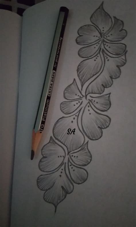 Arabic Mehndi Design Pencil Sketch For Example You Can Simply Use A