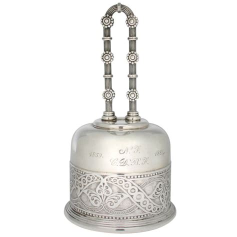 Aesthetic Movement Tiffany Sterling Silver Bell Silver