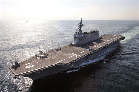 American Mishima Japans New Izumo Carrier Gets Commissioned
