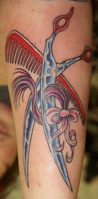 Comb And Shears Tattoo Flickr Photo Sharing