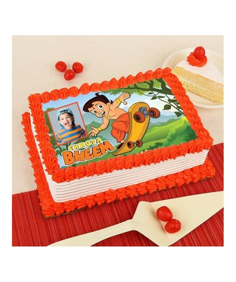 Chhota Bheem Cartoon Photo Cake