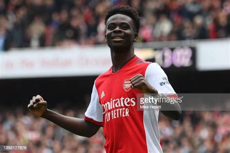 Bukayo Saka Photos And Premium High Res Pictures Getty Images