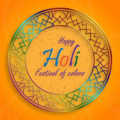 Premium Vector Happy Holi Festival Colorful Gulal With Powder Color
