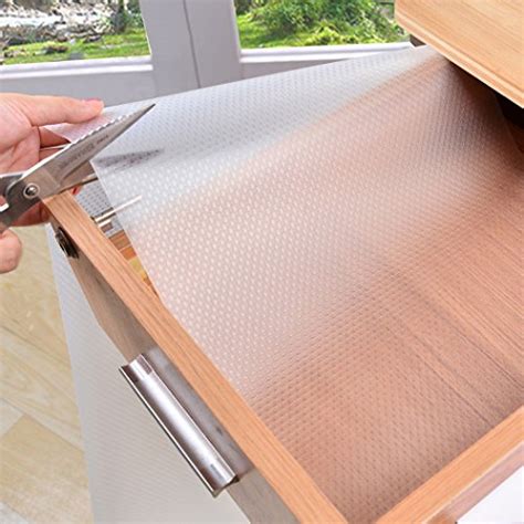 As you can imagine, those cabinets would be pretty expensive. Pevor EVA Drawer Liner Transparent Non-Adhesive Cupboard Cabinet Shelf Drawer Liner Non-Slip Mat ...