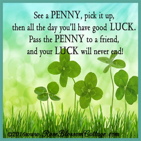 Spread the Lucky Penny Download Sheet