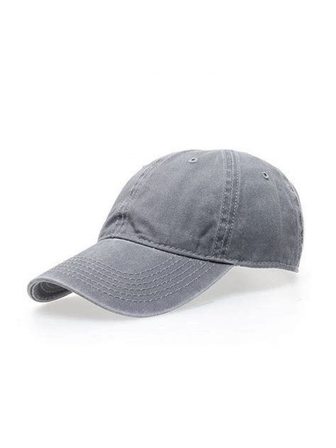 Xmly Men And Women Distressed Pure Vogue Washed Denim Jeans Baseball Caps