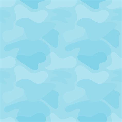 Camouflage Bright Blue Pattern And Background Clean And Minimal