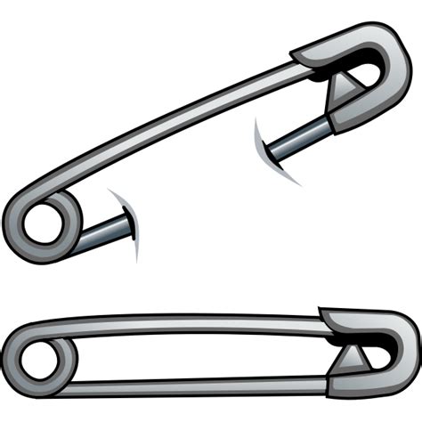 Safety Pin Vector Image Free Svg