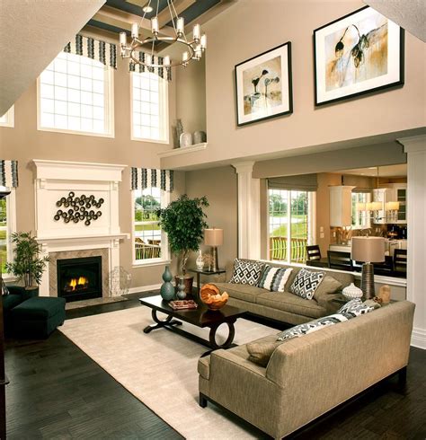 Breaking Up A Two Story Wall High Ceiling Living Room