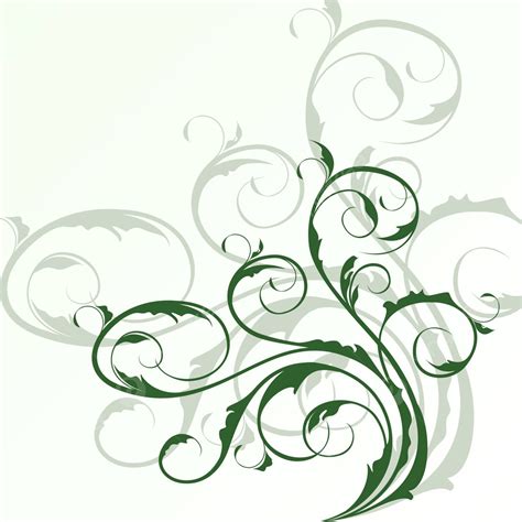 Floral Background Artwork Wedding Scroll Vector Artwork Wedding