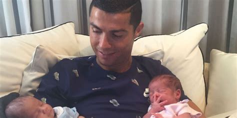 Cristiano Ronaldo Confirms Birth Of Twins Posts Adorable Picture With
