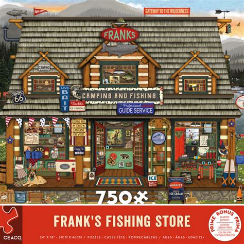 Franks Fishing Store 750 Piece Puzzle