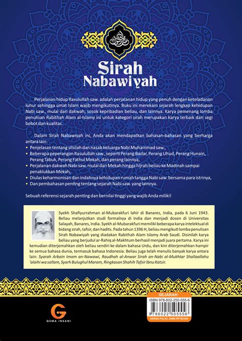 Maybe you would like to learn more about one of these? Sirah Nabawiyah - Toko Online Gema Insani
