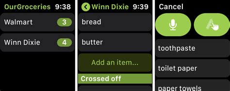 Easily add items from siri and recipes. The best free Apple Watch shopping list apps