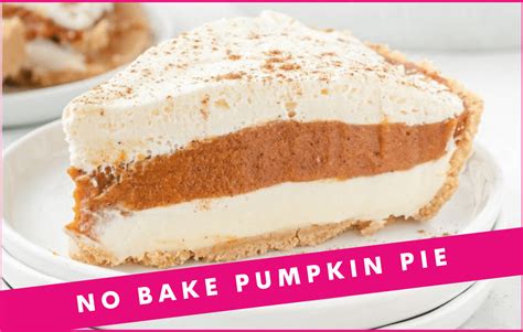No Bake Pumpkin Pie Food And Everything Else Too