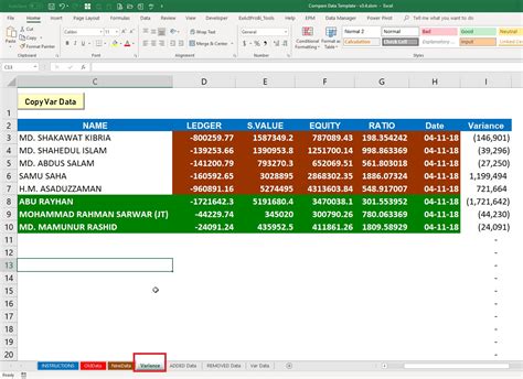 How To Compare Two Excel Worksheets