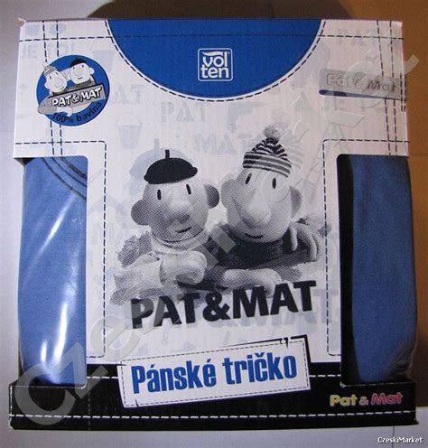 Koszulka Pat I Mat Niebieska W Pudełku Oryginalna Serial Sąsiedzi