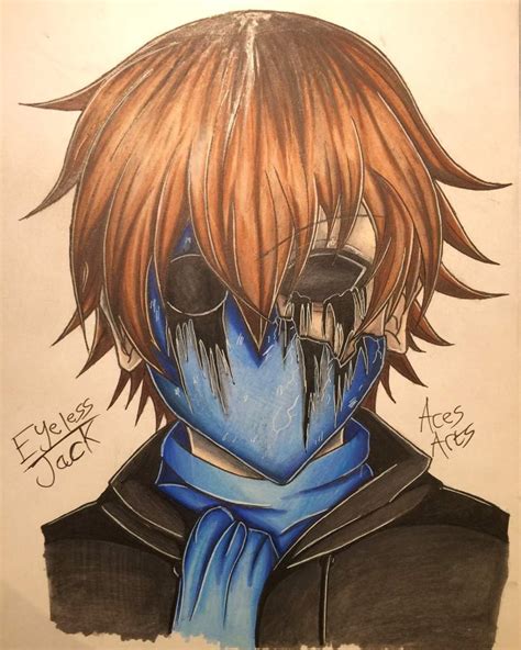 Eyeless Jack Anime Style Drawing Creepypasta Anime Art Amino