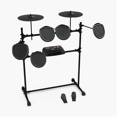 Professional Electric Drum Kit Pyle Pro Ped04 3d Model Ad Drumkit