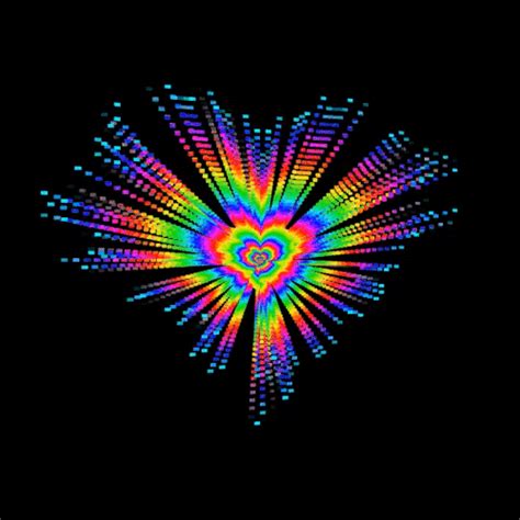 Rainbow Hearts  Images