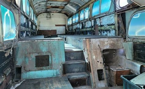 Parlor Coach 1956 Gm Greyhound Scenicruiser Bus Barn Finds