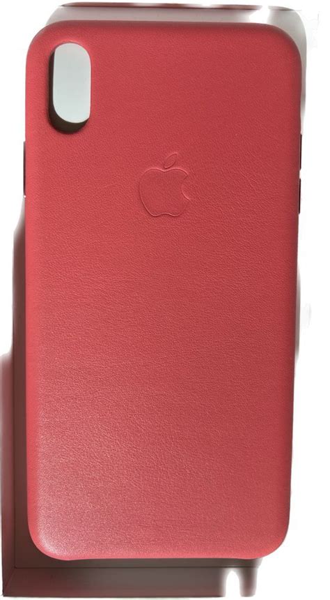 Iphone Xs Max Leather Case Peony Pink Mecanorba
