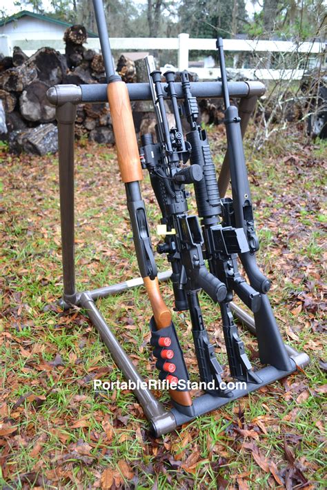 Portable Rifle Stand Aughog Products Ahp Outdoors The Best In Beach