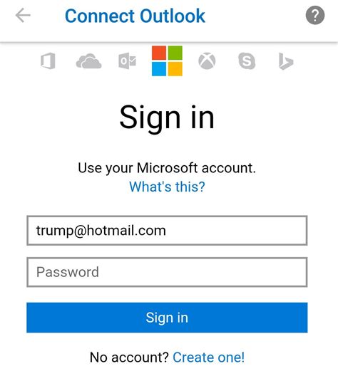 Hotmail Account Sign In Sablyan