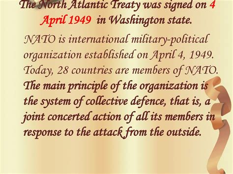 Avril Fondation de lOtan Organisation du traité de l Atlantique Nord Nima REJA