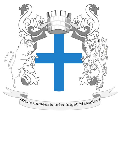Marseille Coat Of Arms Drawshield