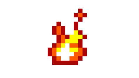 Pixilart Pixelated Fire By Technogryphon