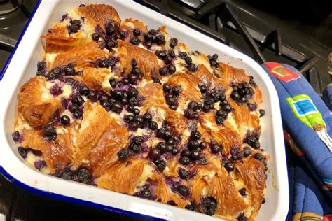 Blueberry Croissant French Toast Casserole A Cup Of Sugar A Pinch