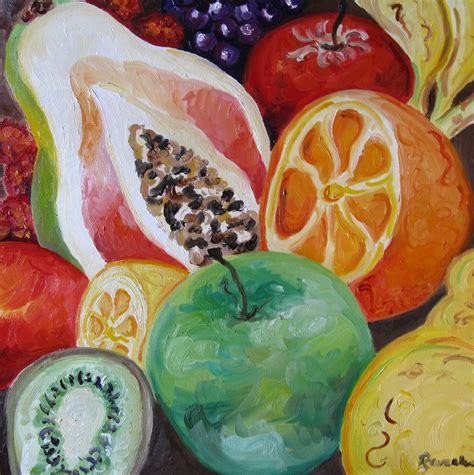 Raschel Larsens Paintings Food Art