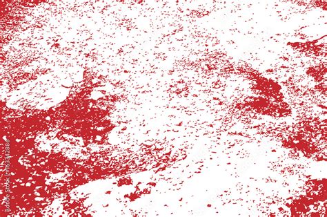Vector Vertical Grunge Texture Blood Splatter On A Transparent Background Two Colors The