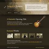 Photos of Guitar Website Templates