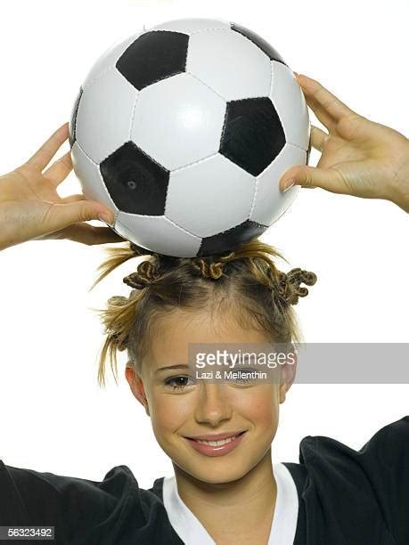 Girl Soccer Ball Head Photos And Premium High Res Pictures Getty Images
