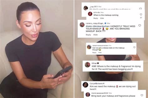 Kim Kardashian Hints She Might Be Dropping A Makeup Collection Guys