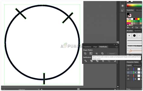 How To Cut A Circle In Different Paths On Illustrator
