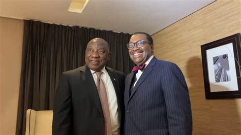 Cyril Ramaphosa 🇿🇦 On Twitter I Met With President Of The Afdbgroup