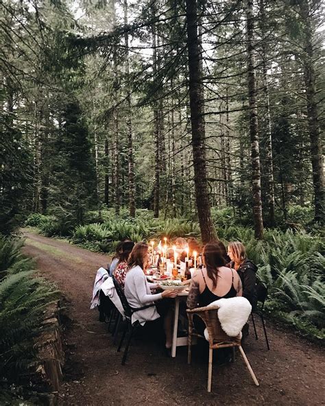 An Intimate Dinner In The Woods For Intothewoodlandsretreat Food For The Body And Soul So