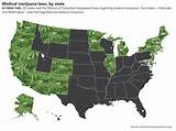 Photos of States Where Marijuana Is Legal Map