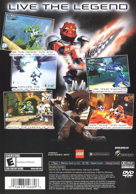 Bionicle Cover Or Packaging Material Mobygames