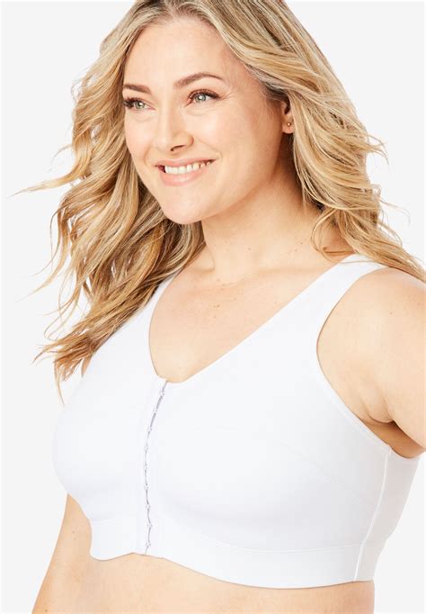 Wireless High Impact Active Posture Bra By Comfort Choice® Plus Size